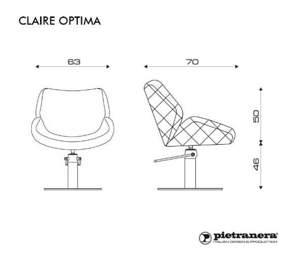 Кресло парикмахерское CLAIRE OPTIMA купить по привлекательной цене 176474 ₽ - вид 1 миниатюра