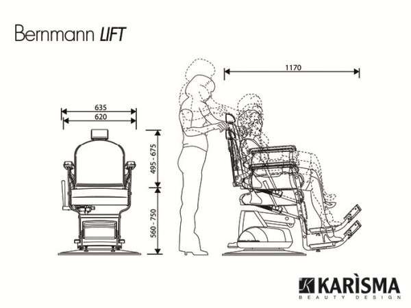 Мужское кресло BERNMANN LIFT купить по привлекательной цене 705395 ₽ - вид 3 миниатюра