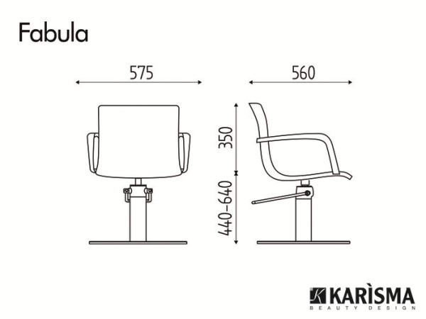 Кресло парикмахерское FABULA купить по привлекательной цене 65301 ₽ - вид 7 миниатюра