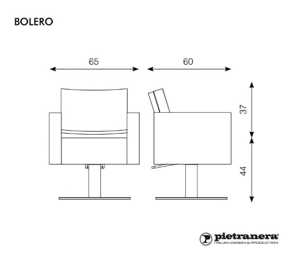 Кресло парикмахерское BOLERO купить по привлекательной цене 121789 ₽ - вид 7 миниатюра