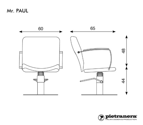 Кресло парикмахерское Mr. PAUL купить по привлекательной цене 113977 ₽ - вид 7 миниатюра