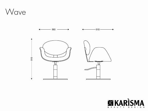 Кресло парикмахерское WAVE купить по привлекательной цене 123291 ₽ - вид 1 миниатюра