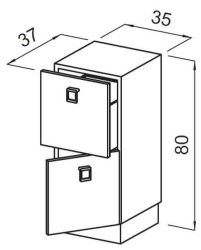 Тумба CABINET SHOP GA купить по привлекательной цене 50178 ₽ - вид 5 миниатюра