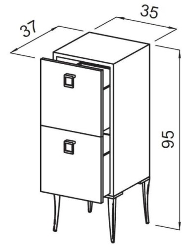 Тумба CABINET SHOP GG купить по привлекательной цене 56087 ₽ - вид 7 миниатюра