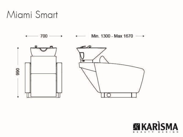 Мойка парикмахерская MIAMI SMART купить по привлекательной цене 378087 ₽ - вид 7 миниатюра