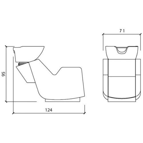 Мойка парикмахерская ULTRAWASH BASIC купить по привлекательной цене 277230 ₽ - вид 7 миниатюра