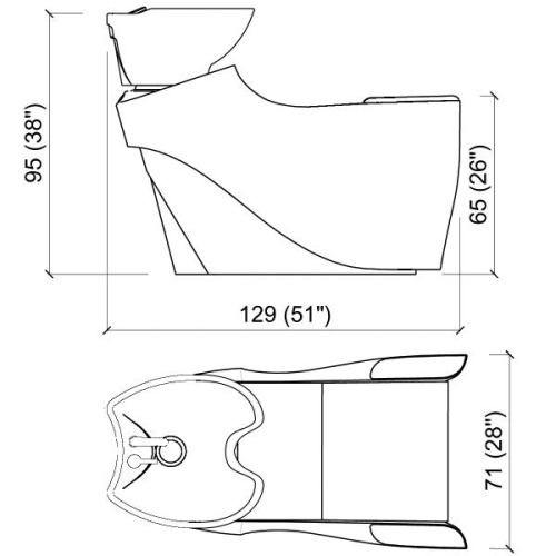 Мойка парикмахерская MUU MUU ECO BASIC купить по привлекательной цене 264411 ₽ - вид 1 миниатюра