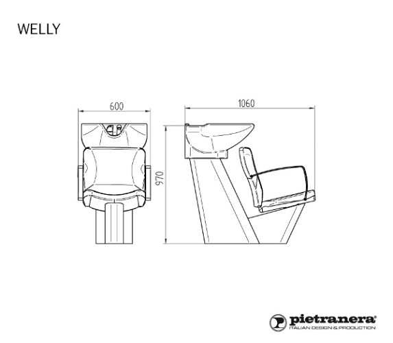 Мойка парикмахерская WELLY купить по привлекательной цене 216737 ₽ - вид 5 миниатюра