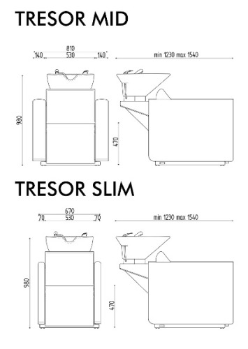 Мойка парикмахерская TRESOR MODULO купить по привлекательной цене 298163 ₽ - вид 7 миниатюра