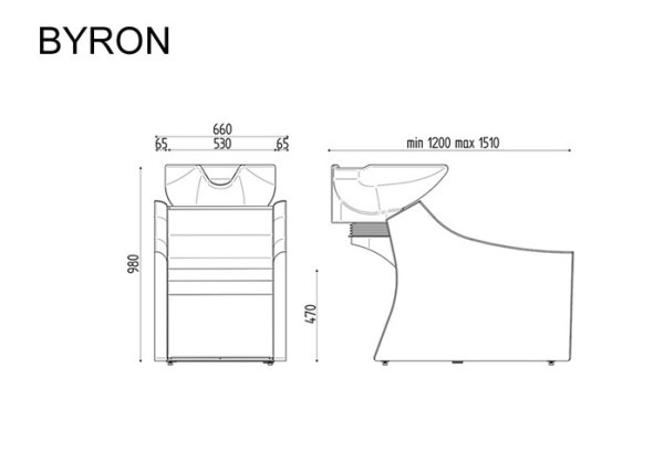 Мойка парикмахерская BYRON - RELAX купить по привлекательной цене 358056 ₽ - вид 5 миниатюра