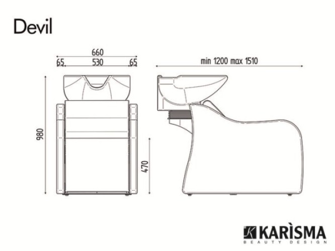 Мойка парикмахерская DEVIL RELAX купить по привлекательной цене 358056 ₽ - вид 5 миниатюра