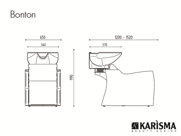 Мойка парикмахерская BONTON купить по привлекательной цене 228355 ₽ - вид 7 миниатюра