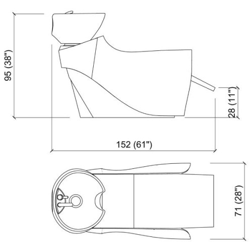 Мойка парикмахерская MUU MUU SHIATSU купить по привлекательной цене 620964 ₽ - вид 3 миниатюра