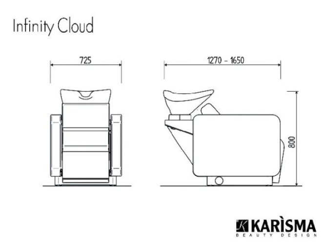 Мойка парикмахерская INFINITY CLOUD JET MASSAGE купить по привлекательной цене 722021 ₽ - вид 7 миниатюра