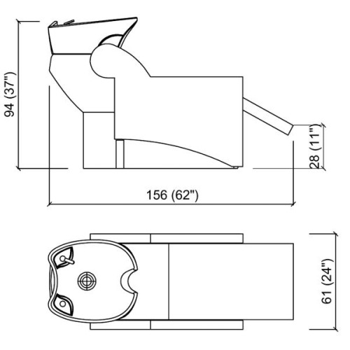 Мойка парикмахерская WASHLOUNGE JUBILEE SHIATSU купить по привлекательной цене 561872 ₽ - вид 7 миниатюра