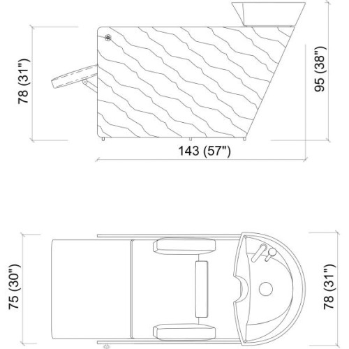 Мойка парикмахерская VA PENSIERO SHIATSU WOOD купить по привлекательной цене 1028998 ₽ - вид 7 миниатюра