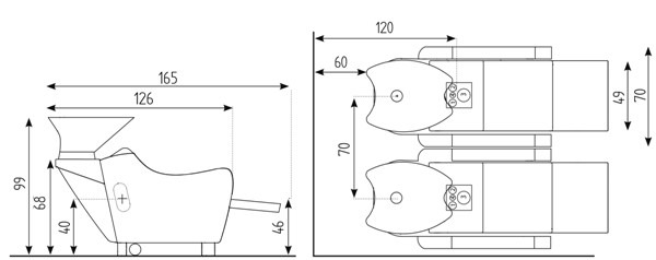 Мойка парикмахерская WEN PRESTIGE - RELAX ELECTRIC FOOTREST купить по привлекательной цене 548051 ₽ - вид 7 миниатюра