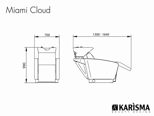 Мойка парикмахерская MIAMI CLOUD JET MASSAGE купить по привлекательной цене 714109 ₽ - вид 3 миниатюра