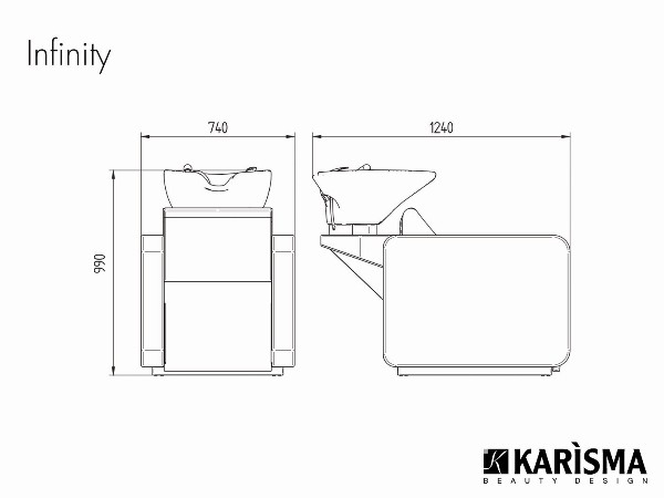 Мойка парикмахерская INFINITY RELAX купить по привлекательной цене 427364 ₽ - вид 7 миниатюра