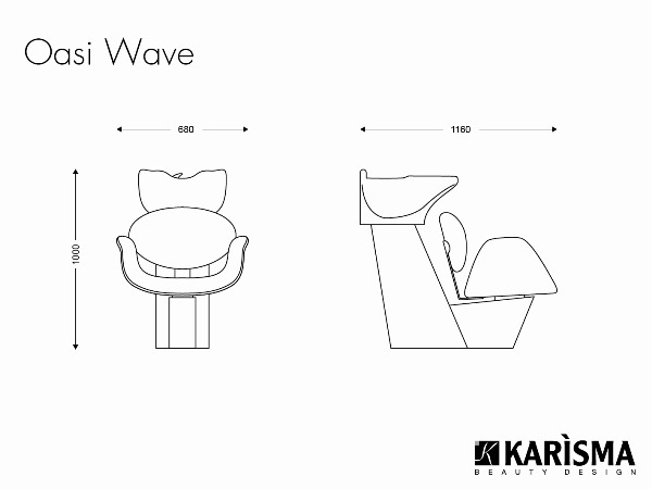 Мойка парикмахерская OASI WAVE купить по привлекательной цене 233963 ₽ - вид 7 миниатюра