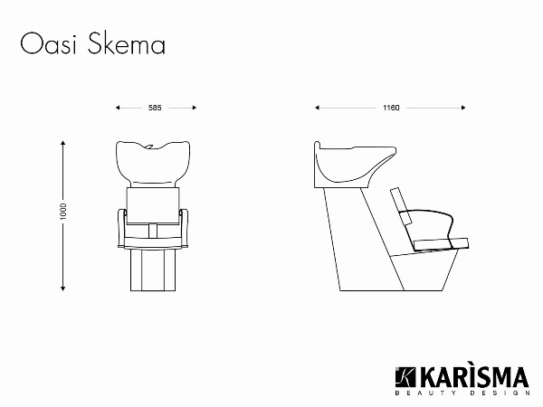 Мойка парикмахерская OASI SKEMA купить по привлекательной цене 216737 ₽ - вид 7 миниатюра