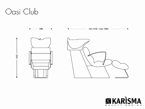 Мойка парикмахерская OASI CLUB купить по привлекательной цене 231860 ₽ - вид 7 миниатюра