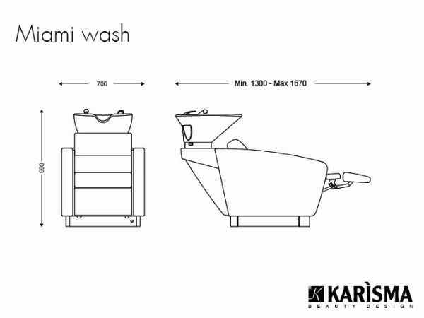 Мойка парикмахерская MIAMI WASH купить по привлекательной цене 363464 ₽ - вид 5 миниатюра