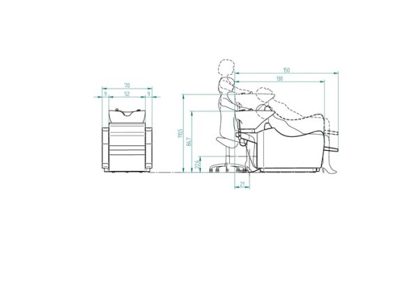 Мойка парикмахерская WEN LIFT- RELAX купить по привлекательной цене 665333 ₽ - вид 3 миниатюра