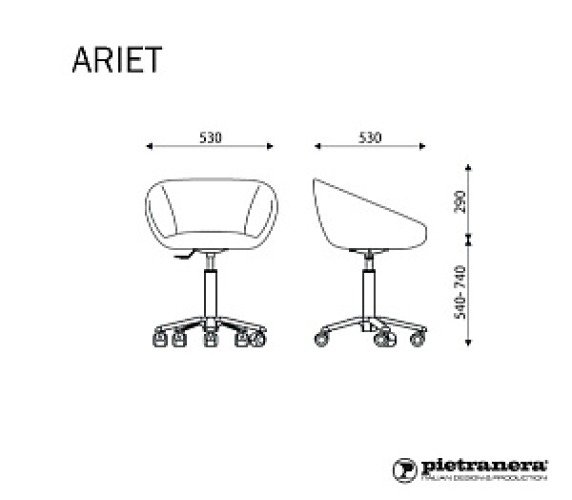 Стул для мастера ARIET купить по привлекательной цене 65902 ₽ - вид 1 миниатюра